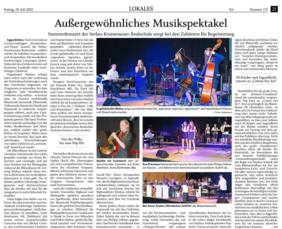 2022-07-21 - Sommerkonzert 2022 - Zeitungsbericht real im RA digital+zugeschnitten - klein
