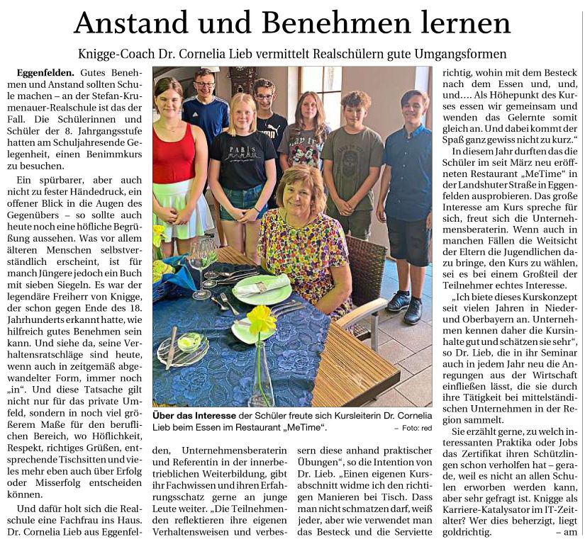 2023-07-31 - Kniggekurs - Zeitungsartikel real als pdf - klein