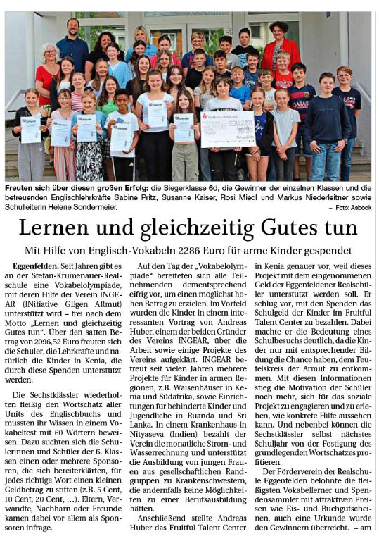 2024-06-15 - Vokabelolympiade - Zeitungsbericht RA real - klein