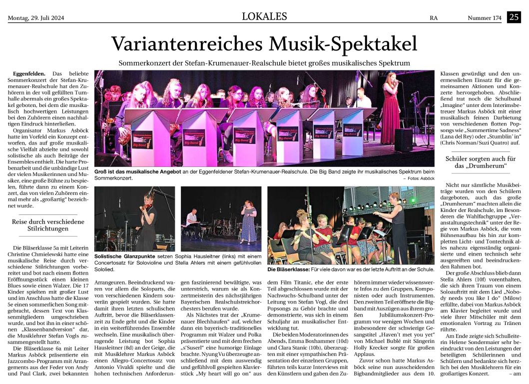 2024-07-29 - Sommerkonzert 2024 - Zeitungsbericht RA real - klein