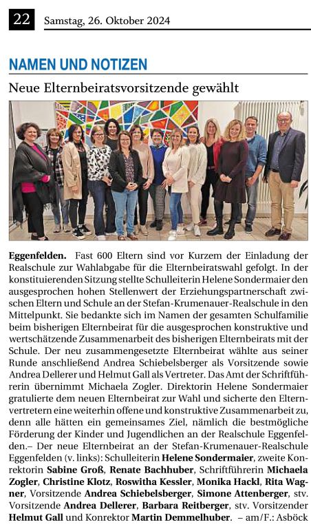 2024-10-26 - Elternbeirat RS 2024-25 - Pressebericht RA real - klein
