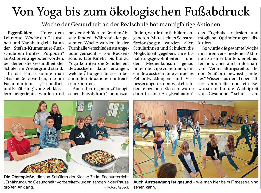 2024-10-29 - Woche der Gesundheit - Pressebericht RA real - klein