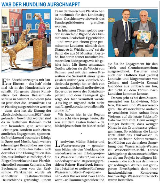 2024-11-23 - Bigband Preisträger RS-Champion - Pressebericht RA (Hundling) real - klein