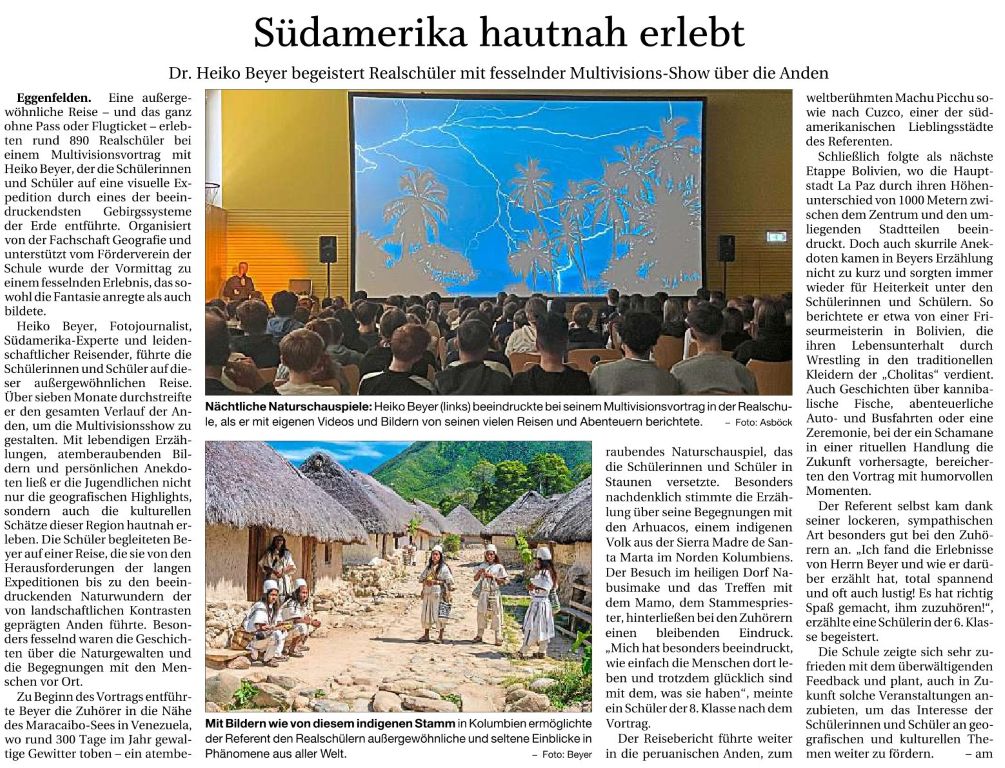 2024-12-20 - Geographievortrag Anden Heiko Beyer - Zeitungsbericht RA real - klein
