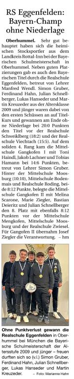 2025-02-14 - Stockschützen RS EG Bayerischer Meister - Presseartikel RA real - klein