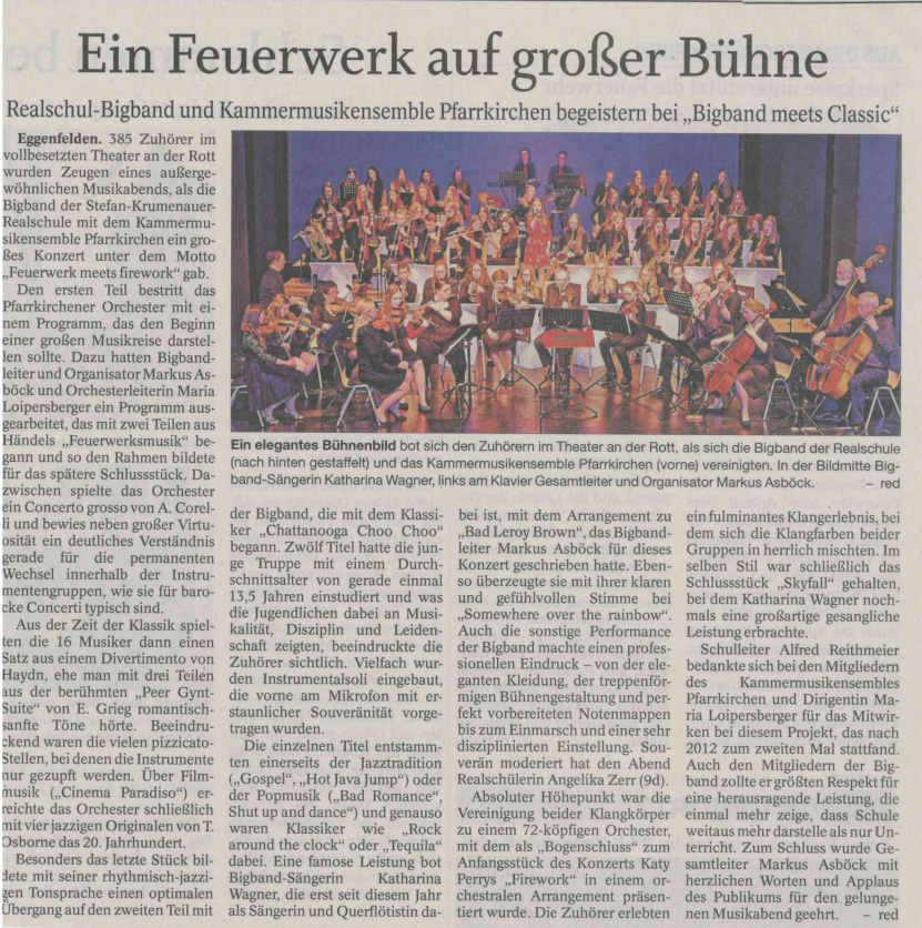Artikel Bigband meets Classic