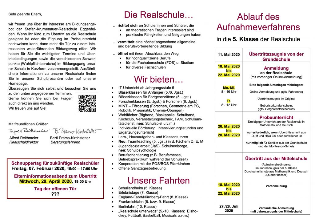 Flyer für Übertrittsabend 2019_Aktualisierung2 Flyer für Übertrittsabend 2019_Aktualisierung2